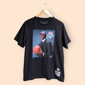 Mitchell & Ness MENS Draft Day McGrady T-shirt Black NBA Raptors MENS Medium